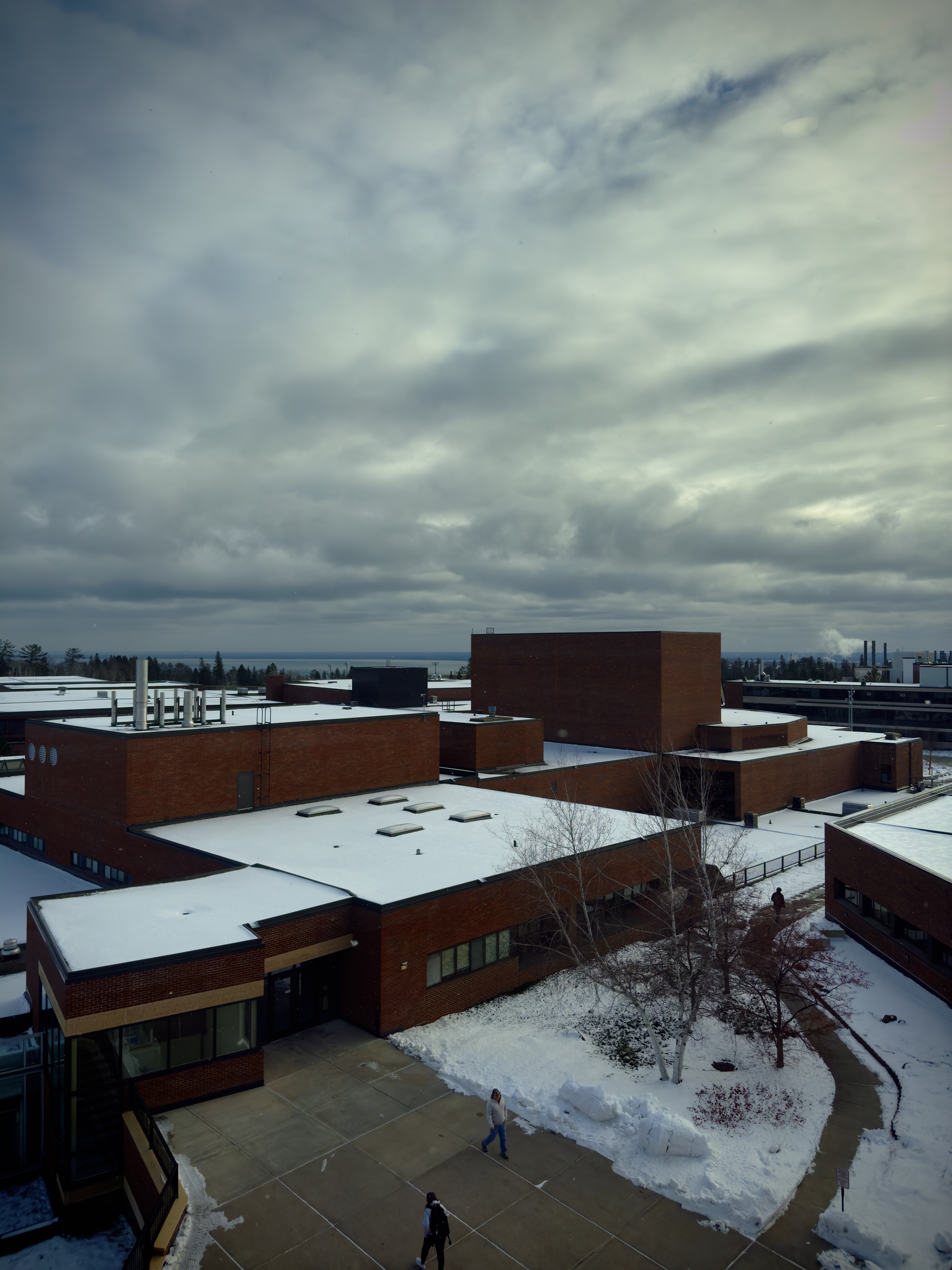 Photo of the UMD campus taken from the library.