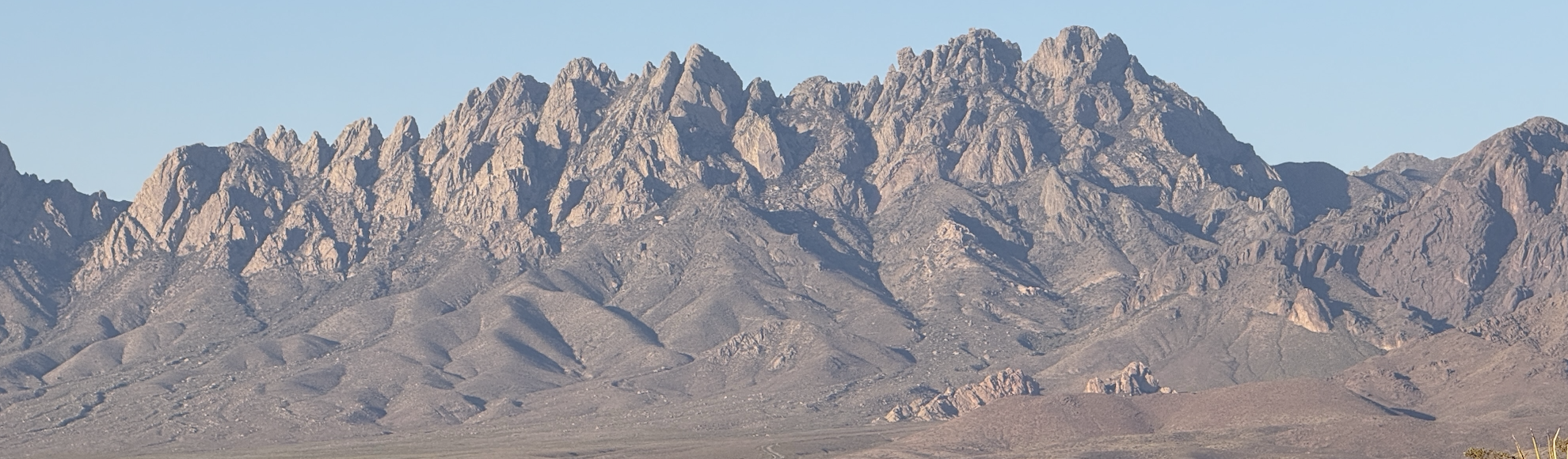 Photo of Organ Mountain taken by Eli Kessler